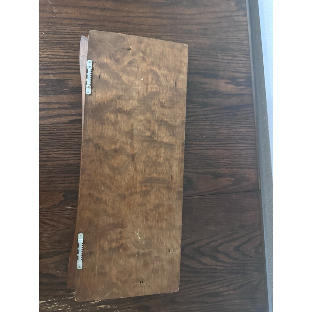 Vintage Wood Wall Shelf Bread Board Kitchen Decor Give Us This Day Cottagecore - Picture 2 of 7